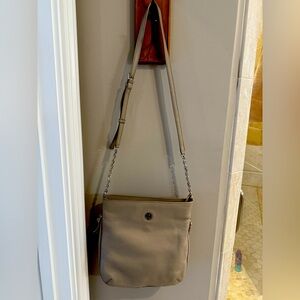 Tory Burch Taupe Crossbody Bag